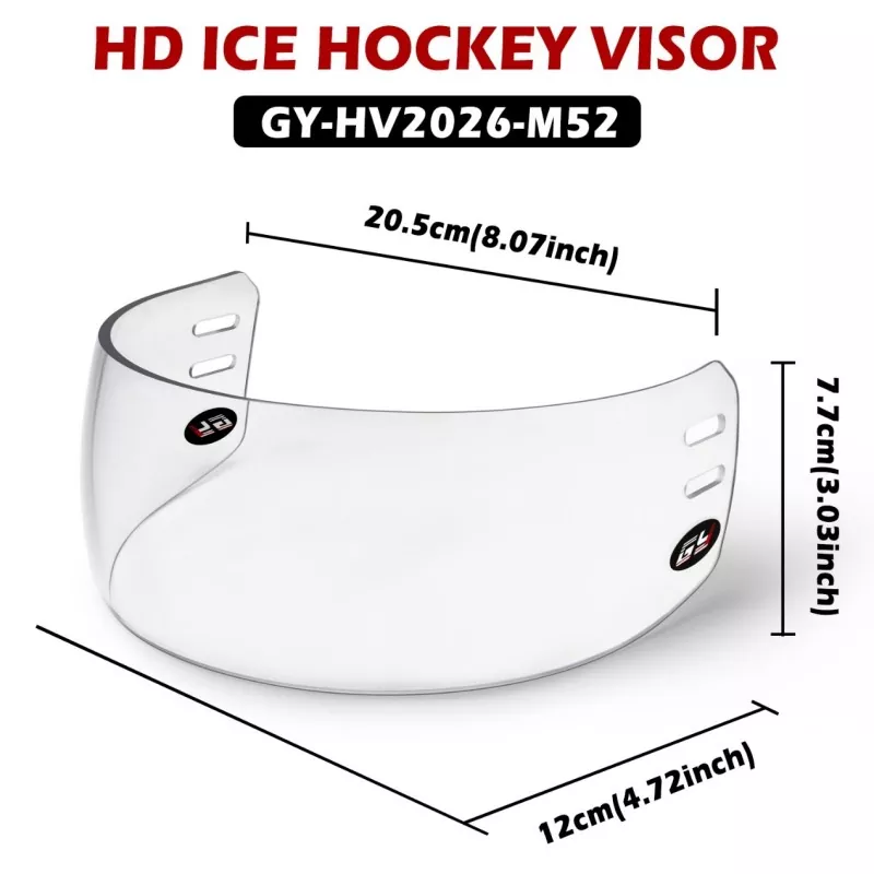 الإصدار الرسمي لـ GYHOCKEY: سلسلة 2026 HD Ice Hockey Visor متاحة الآن عالميًا
